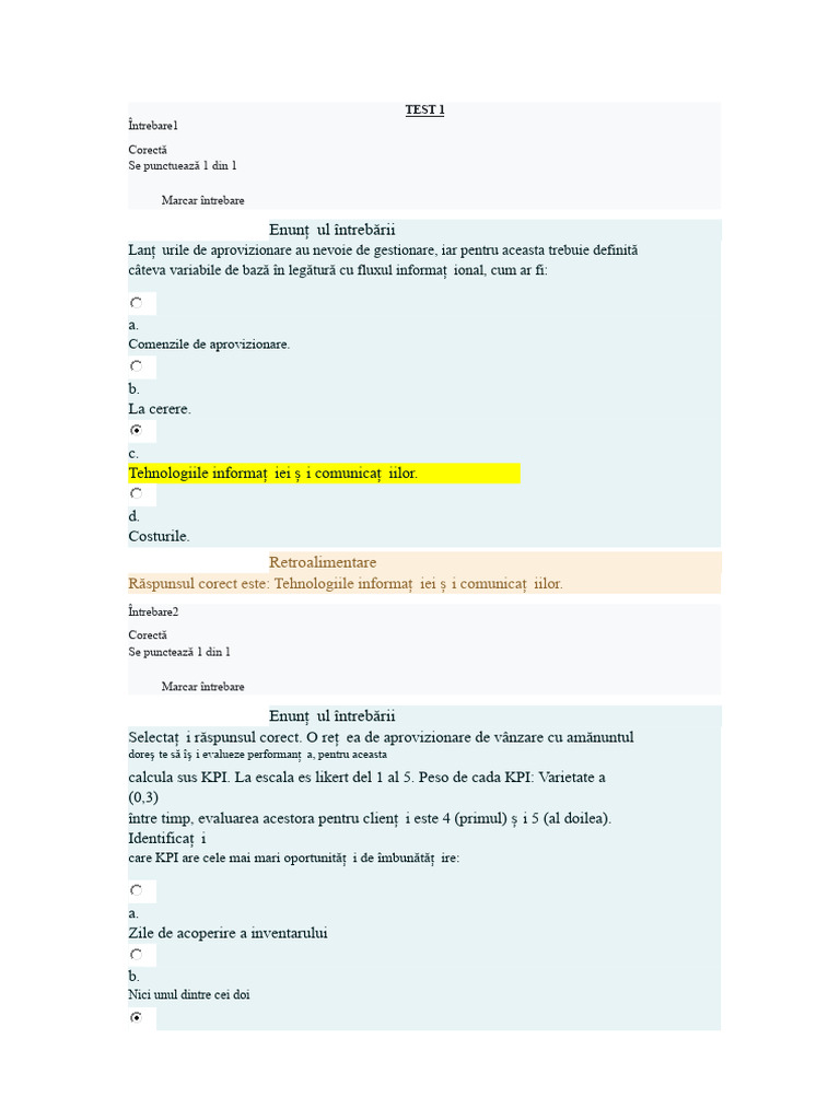 Test MC | PDF