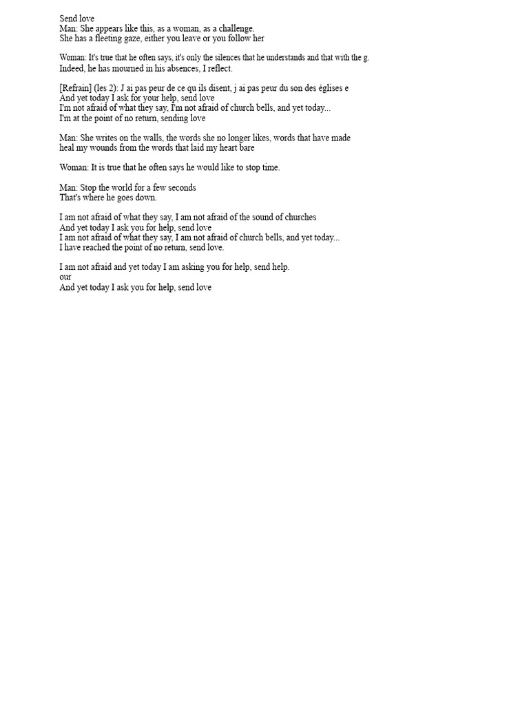 Send Love Lyrics | PDF