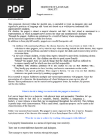 Puppet Show Planning Workbook | PDF | Puppetry | Entertainment