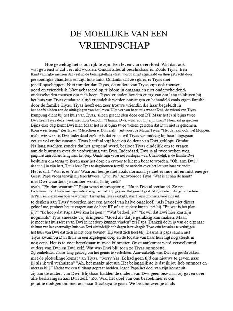 Kort Verhaal | PDF