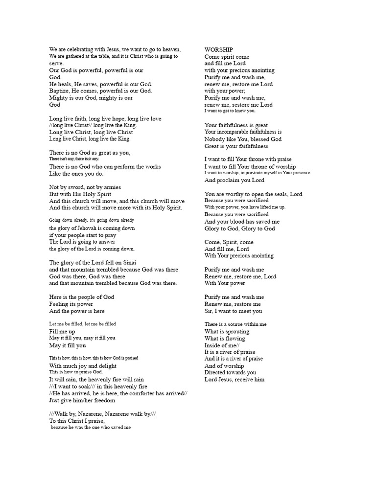 Revival Hymns for Worship and Praise | PDF | God In Christianity | Jesus