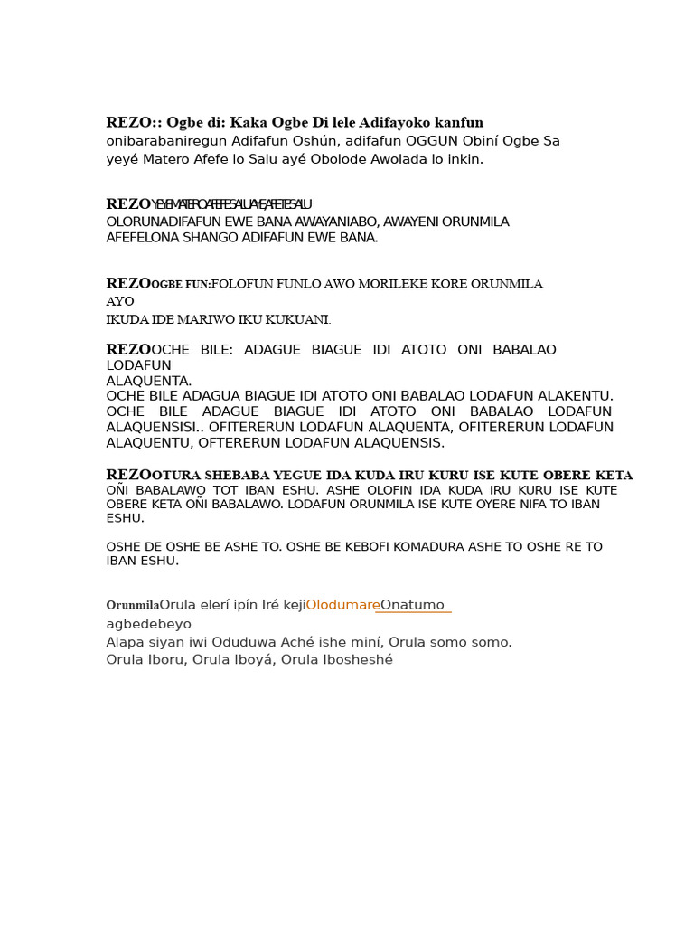 Rezo | PDF