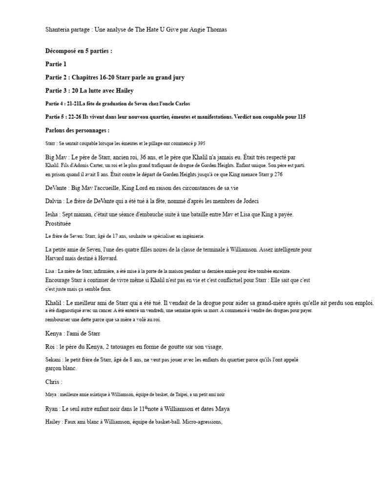 Analyse de 