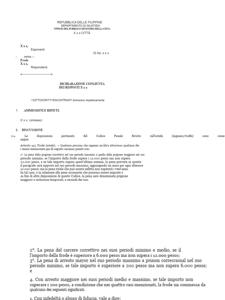 esempio-di-contro-dichiarazione-per-estorsione-pdf