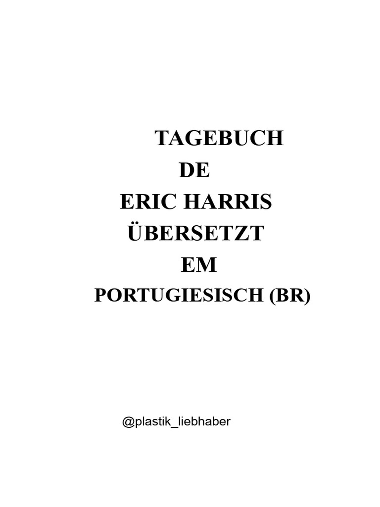 Tagebuch Von Eric Harris | PDF