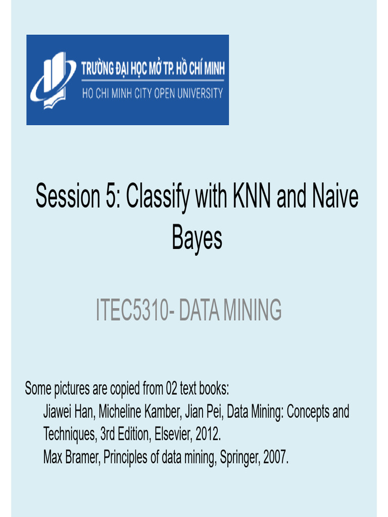 KNN and Naive Bayes Classification Guide | PDF | Sensitivity And ...