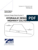 Hydrualic Design of Culvert