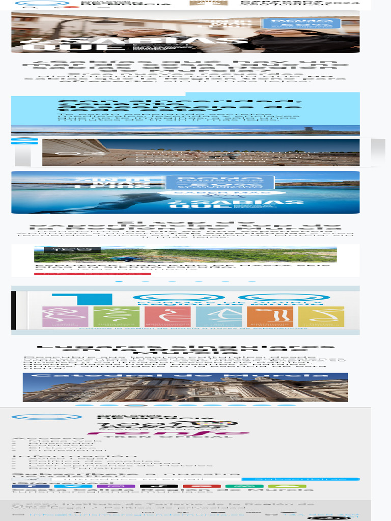 Sabías Que Web Oficial Turismo Región de Murcia | PDF