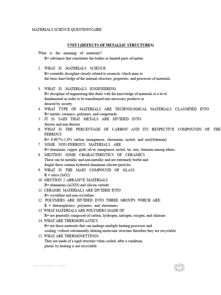 Defects in Metallic Structures Overview | PDF | Crystallographic Defect ...
