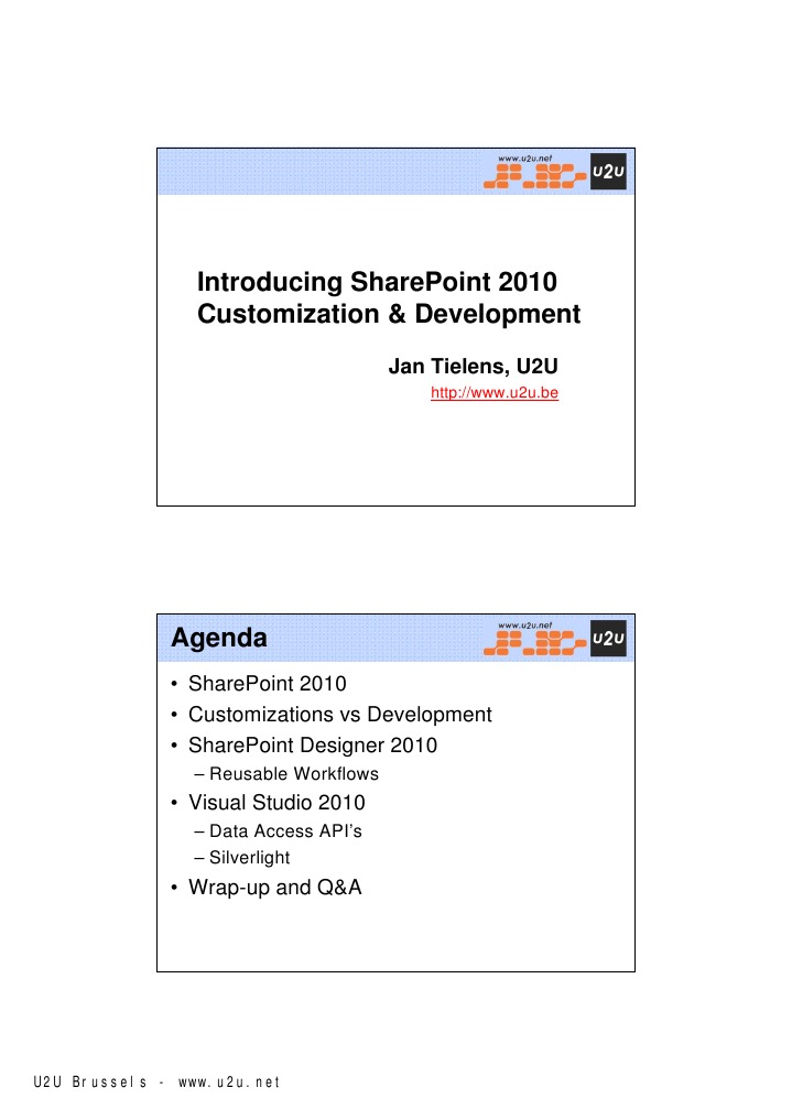 SharePoint 2010 Customization & Development | PDF | Share Point ...