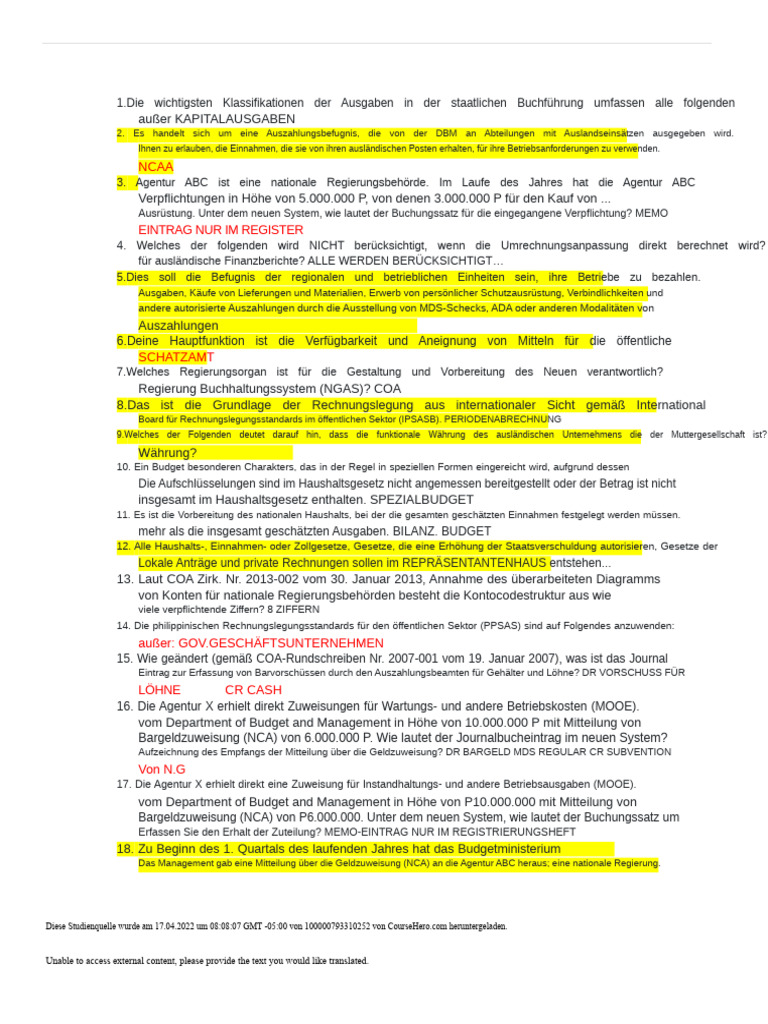 Prelim Advac Set A | PDF