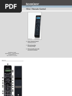 Download Manual Silver Crest Sfb 101 a1 10-In-1 Remote Control by Dragos Dragosh SN91223939 doc pdf