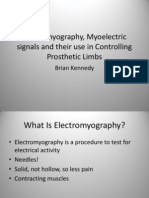 Electromyography, Myoelectric Signals and Their Use in Controlling Prosthetic Limbs