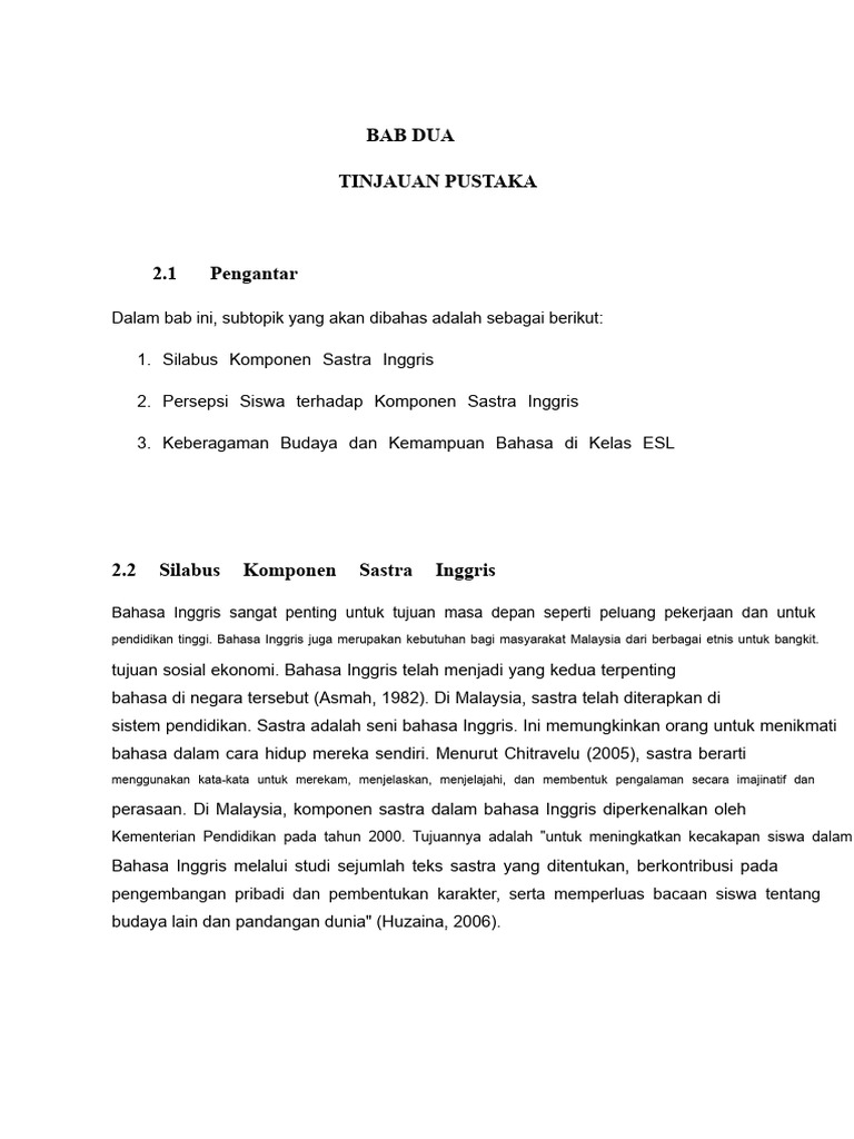 Proposal Penelitian: Bab 2 | PDF