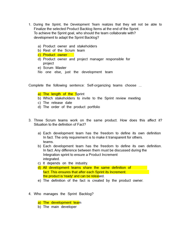 Scrum Team Collaboration and Roles | PDF | Scrum (Software Development ...