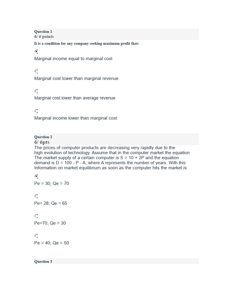 Final Partial MACROECONOMICS WEEK 8 Attempt 1 | PDF | Elasticity ...