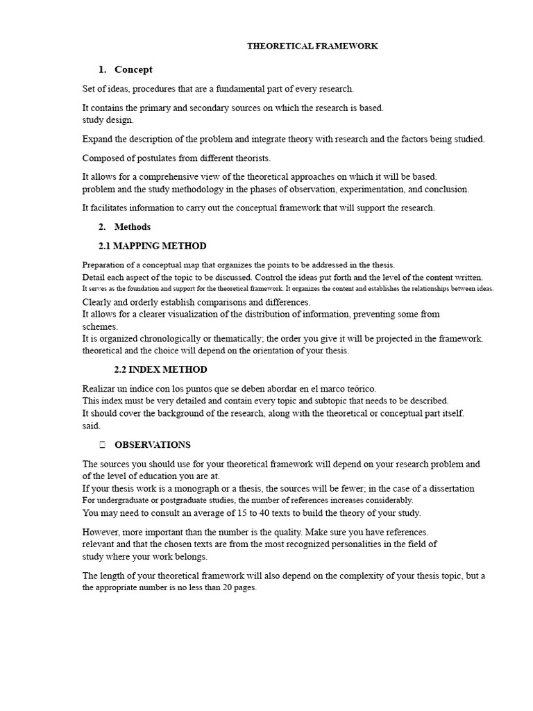 Developing a Theoretical Framework | PDF | Theory | Bibliography