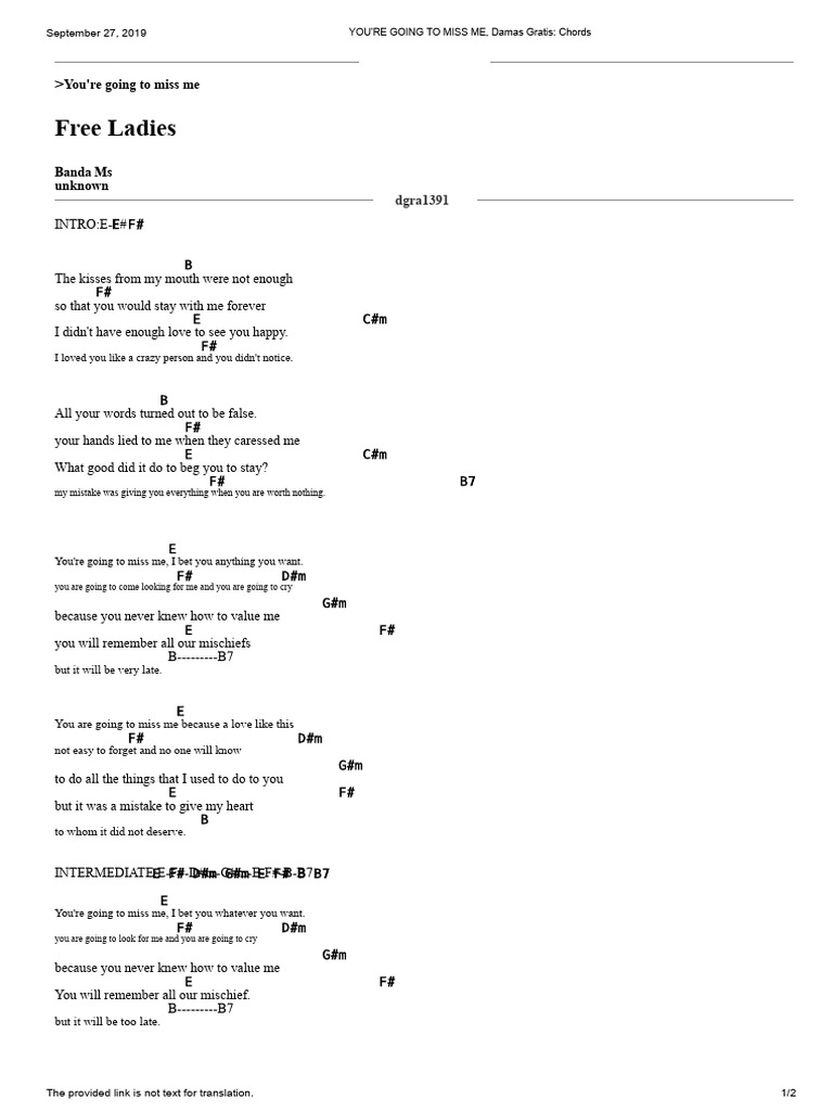 you-are-going-to-miss-me-damas-gratis-chords-pdf