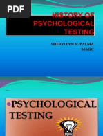 Download History of Psychological Testing by Sheryllyn Palma SN91226961 doc pdf