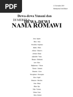 Daftar Dewa Dan Dewi Yunani | PDF