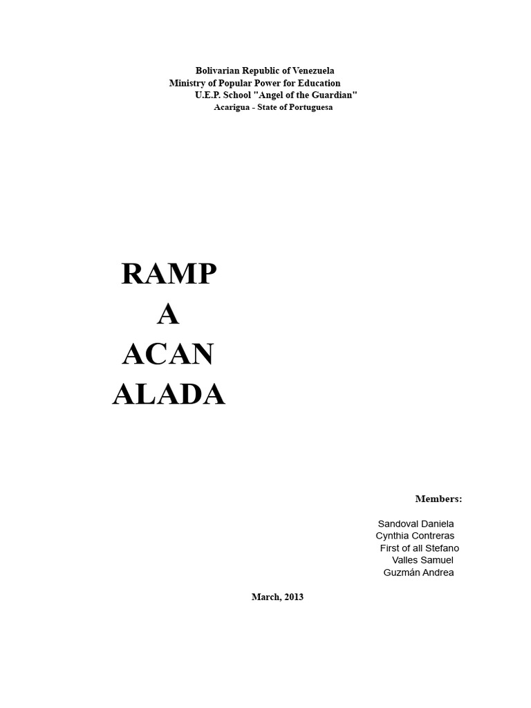 Channel Ramp Physics Project | PDF | Mechanical Engineering