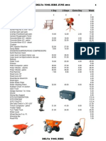 Hire Price List2011