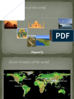 Seven Wonders of the World Group Ppt