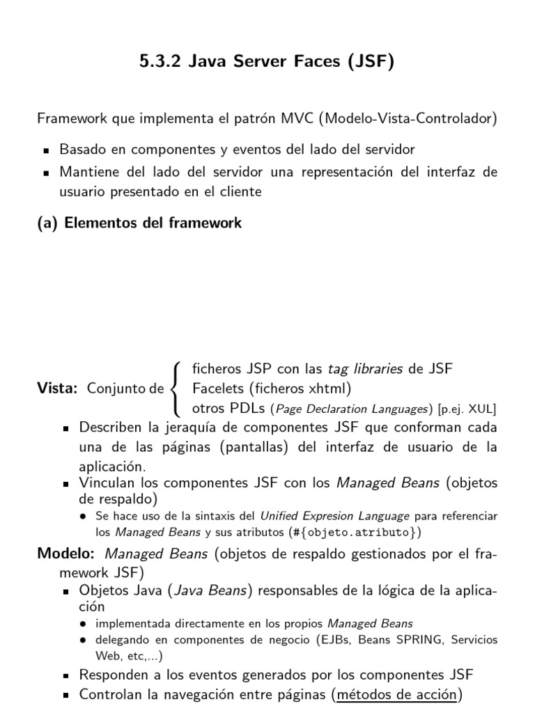 Tema 3 .JSF | PDF | Java (lenguaje de programación) | Protocolo de ...