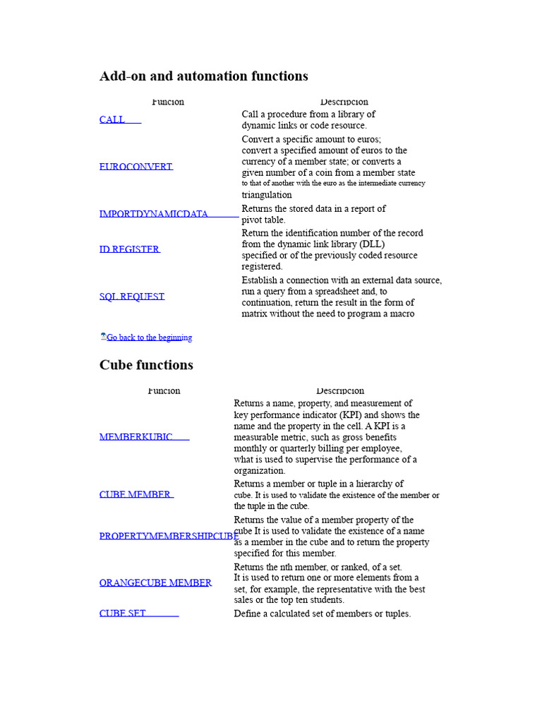 Essential Functions for Data Analysis | PDF | Probability Distribution ...