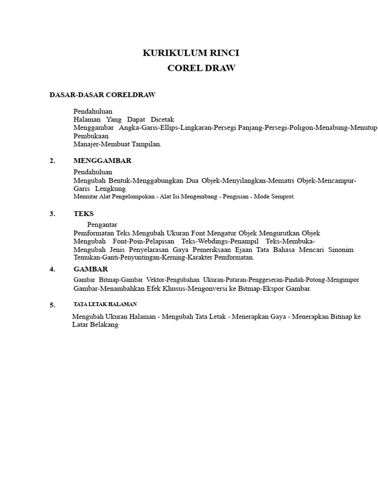 Panduan Lengkap Corel Draw Dasar | PDF
