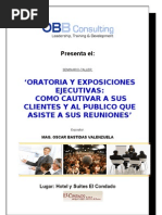 Temario Oratoria y Exposiciones Ejecutivas OBB