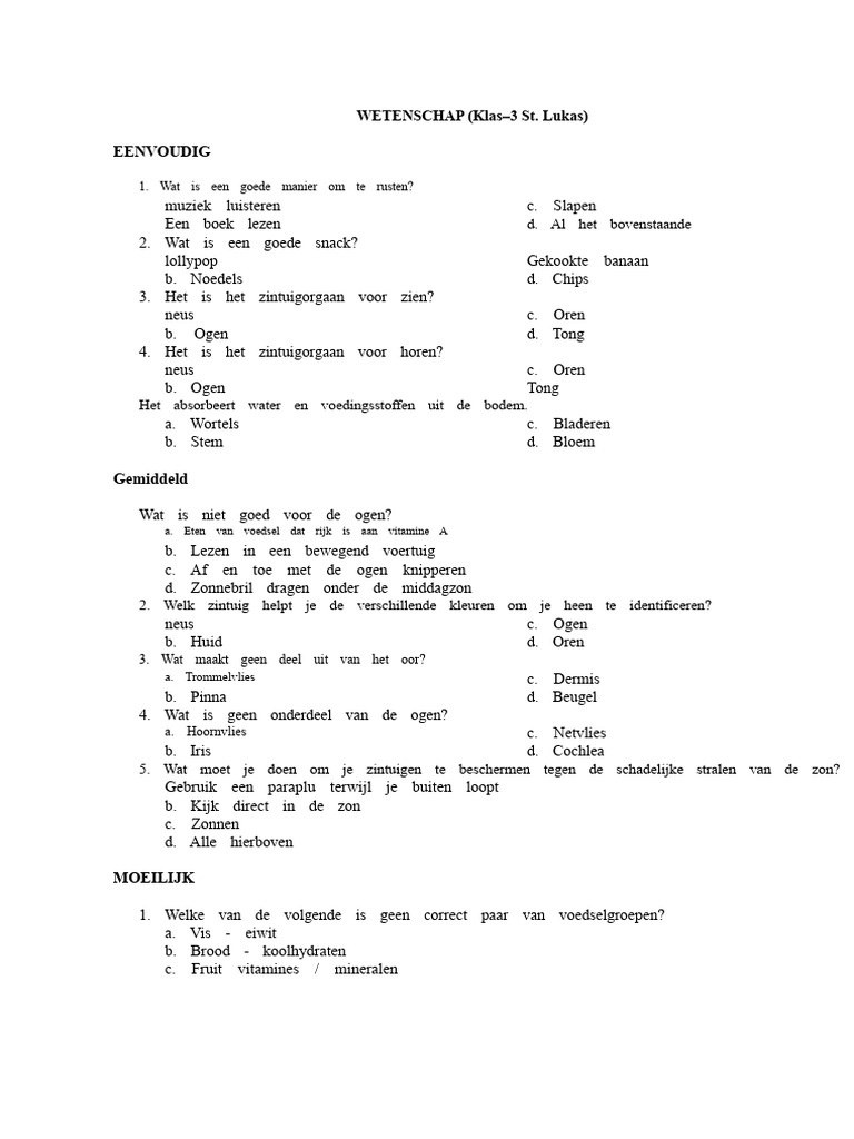 Vragen | PDF