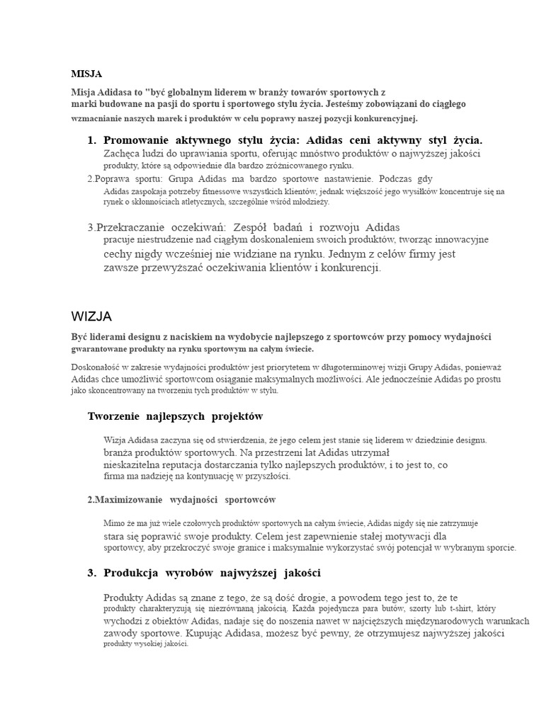 Adidas | PDF
