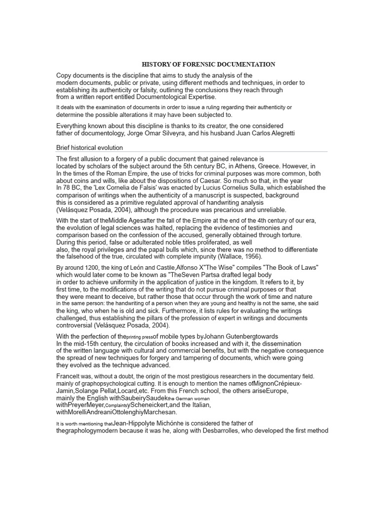 Forensic Document Analysis History | PDF | Color | Ink