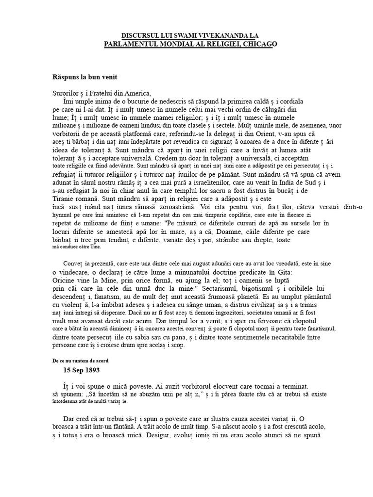 Chicago Speech PDF | PDF