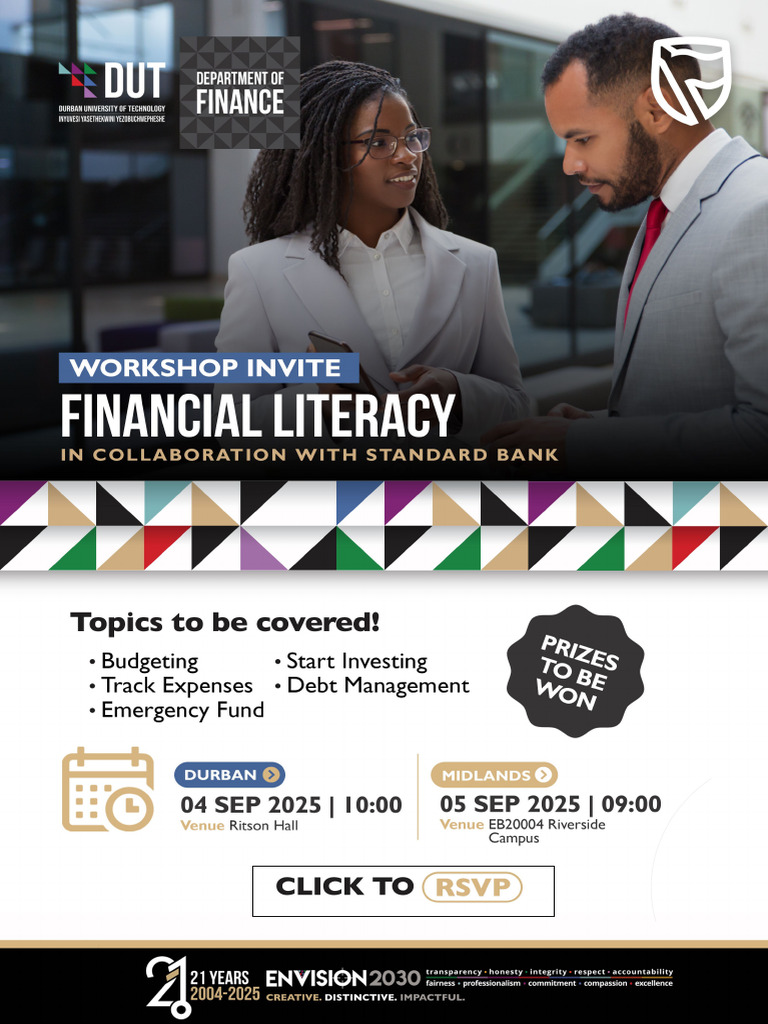 Financial Literacy - Workshop Invite 1 | PDF