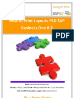 How To Print Layouts in Sap Business One