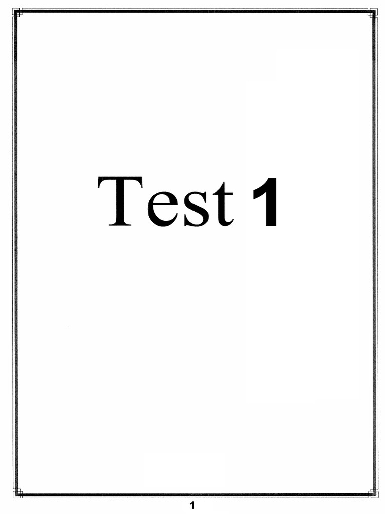Test 1 | PDF