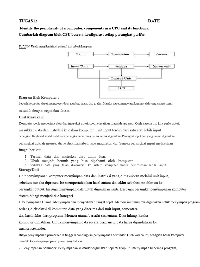 Komponen dan Proses Merakit PC | PDF