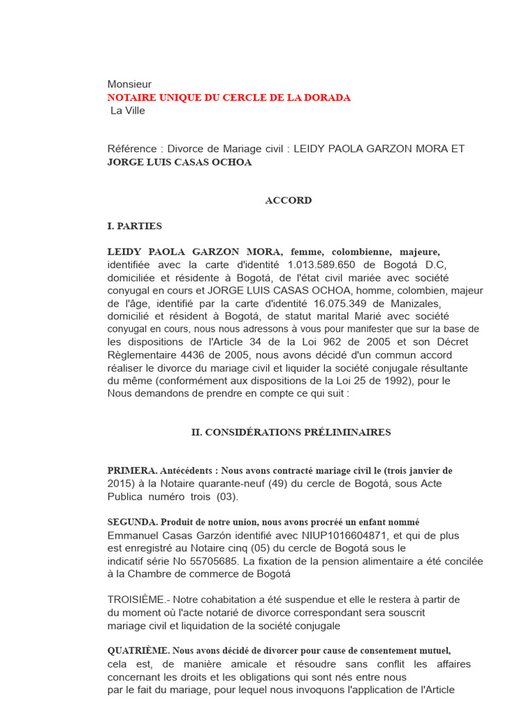 Divorce et liquidation de société conjugale | PDF | Divorce | Mariage