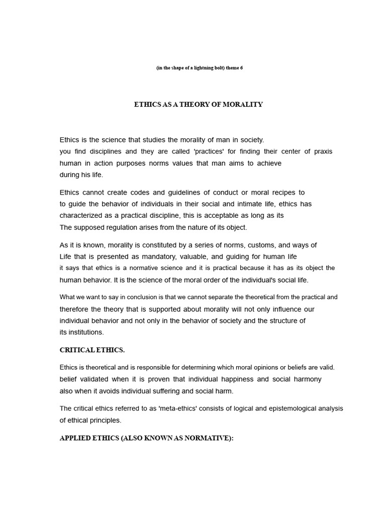 Understanding Ethics and Morality | PDF | Morality | Behavioural Sciences