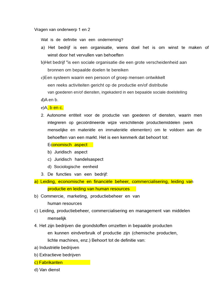 Vragenlijst Voor Beheer | PDF