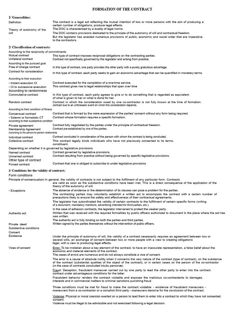 Understanding Contract Formation and Types | PDF | Cost Of Living | Damages