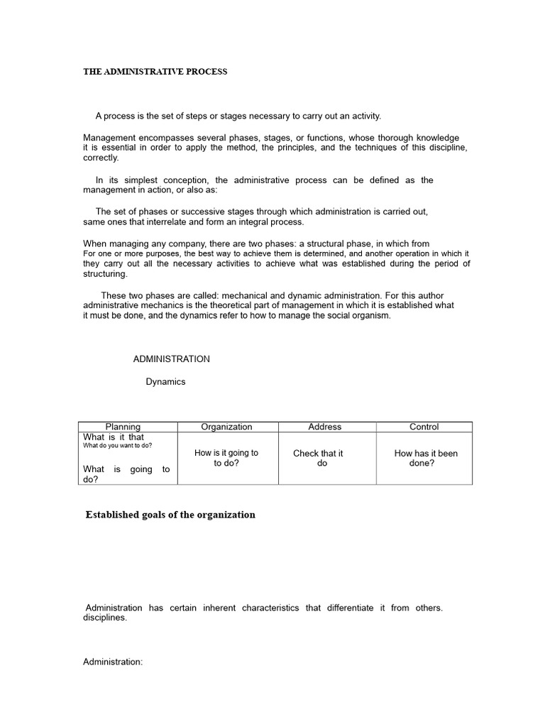 Understanding the Administrative Process | PDF | Social Sciences | Science