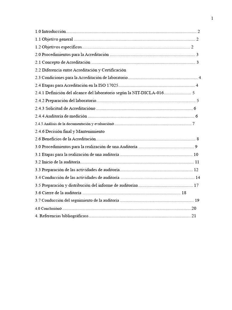 Procedimientos de Acreditación y Auditoría | PDF | Auditoría | Contralor