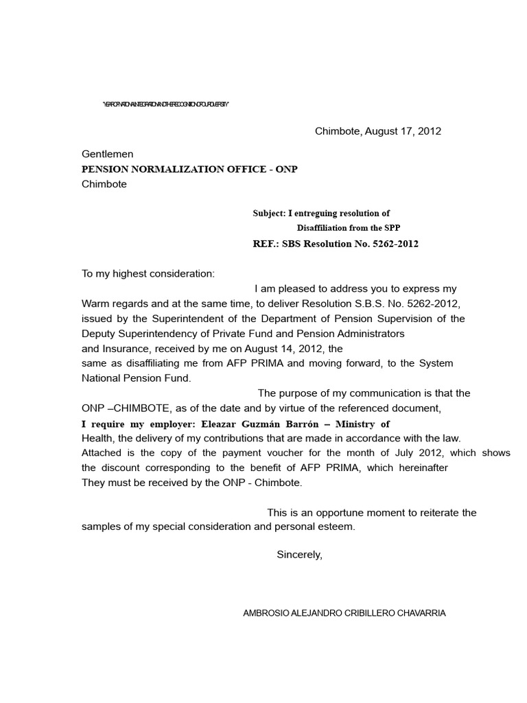 Disaffiliation from AFP PRIMA Resolution | PDF