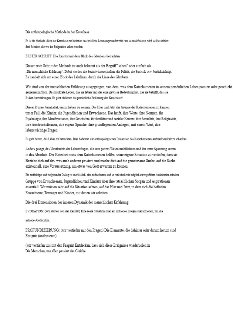 Die Anthropologische Methode 3 | PDF