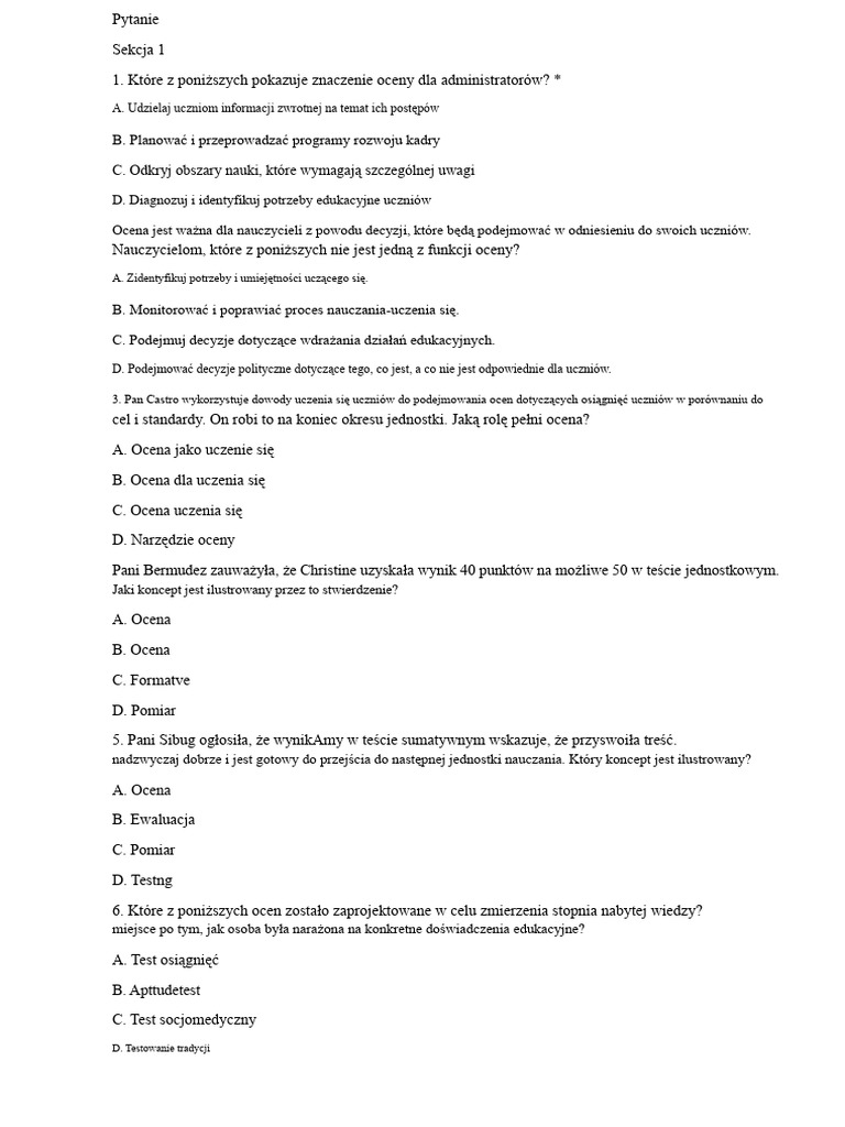 Proszę Pytanie | PDF