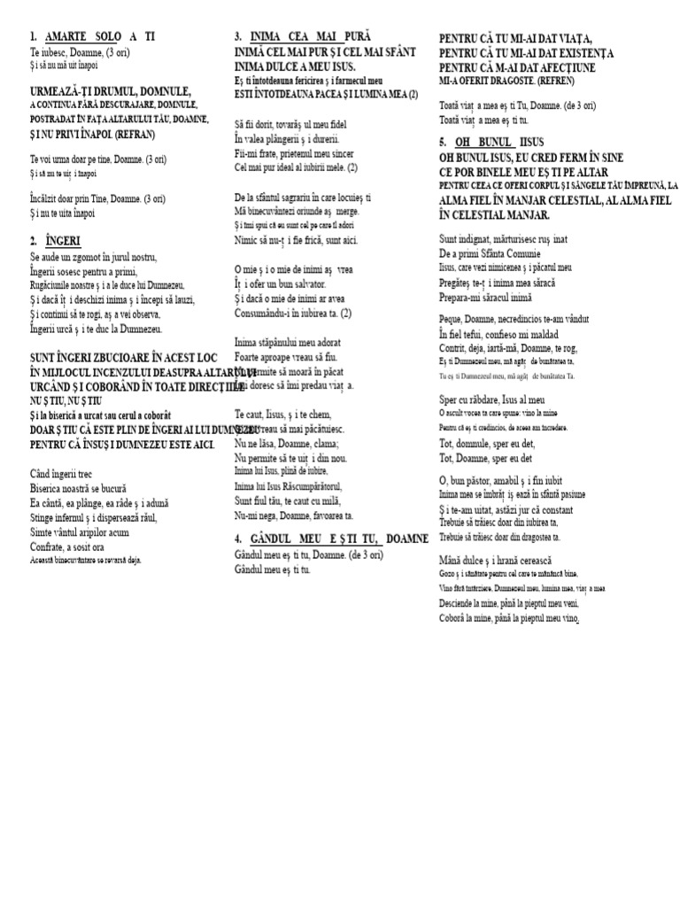 A Te Iubi Doar Pe Tine | PDF