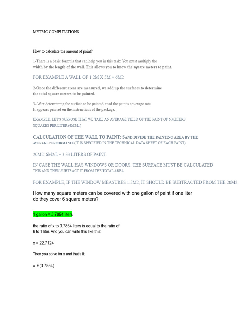 Jotun Paint Coverage Calculation Guide | PDF